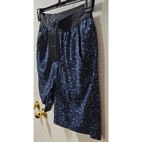 Ten Thousand Interval Shorts Men's Size XS Blue Black With Liner 9" New - Picture 4 of 8